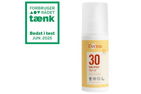 Derma Solspray SPF 30_Bedst i test, Tænk 2025