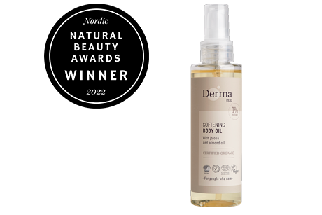 Derma Eco Body Oil - Vinder i Nordic Natural Beauty Awards 2022